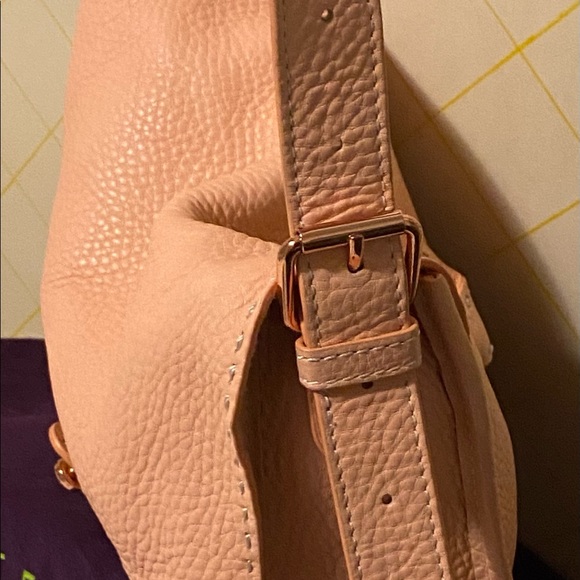 TED BAKER Pink salmon leather Markun Cross Body Bag - Picture 5 of 16